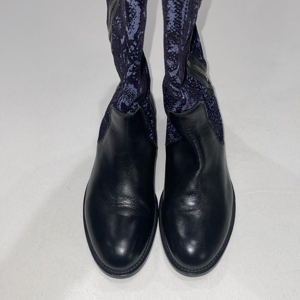 a.testoni Animal Print boots Made in Italy size 36/6